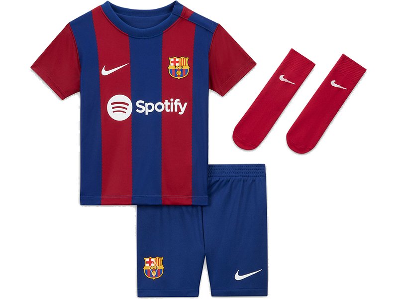 strój junior FC Barcelona 23-24