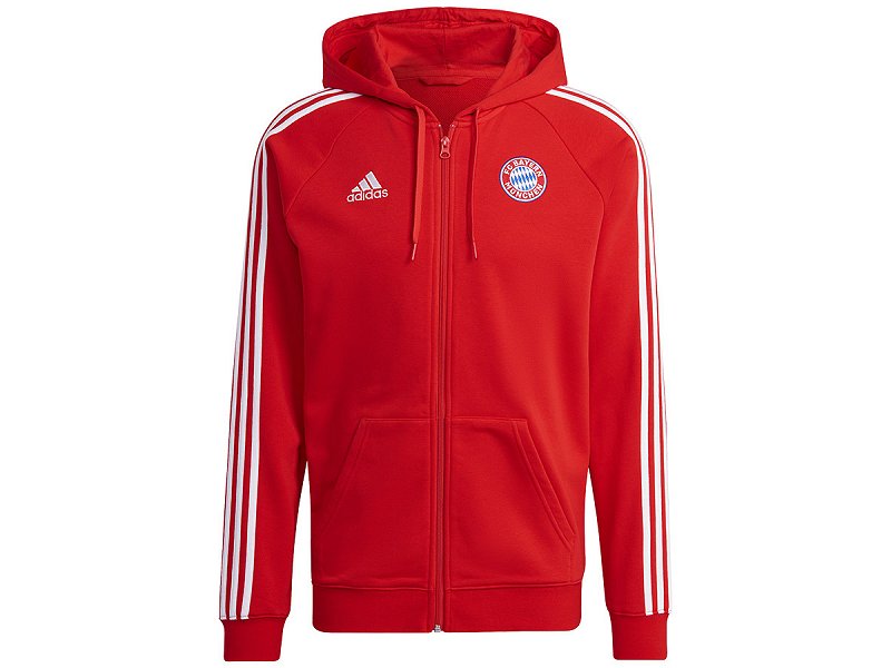 : Bayern Monachium bluza rozpinana z kapturem Adidas