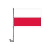 FPOL09: Polska - flaga samochodowa